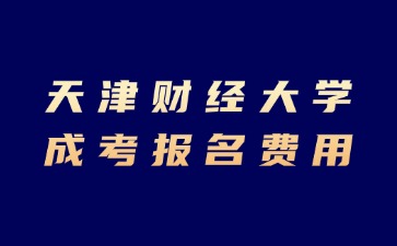 2024年天津財經大學成考報名費用是多少？